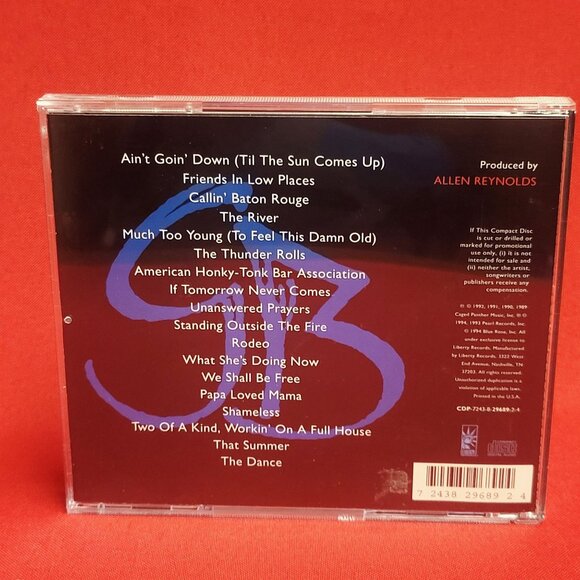 Garth Brooks The Hits CD 1992 - Picture 2 of 8